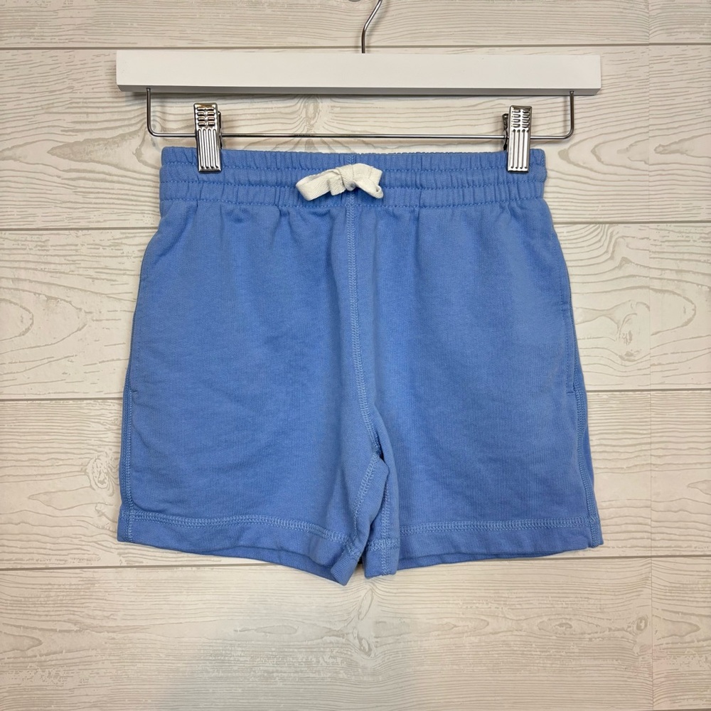 Hanna Andersson Baby Blue Cotton Shorts Size 6-7
